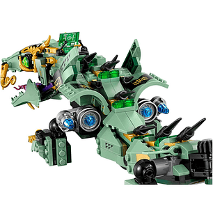 Dragon Mecánico de Ninja Verde - 554 Piezas