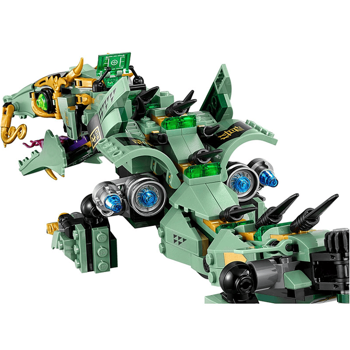 Dragon Mecánico de Ninja Verde - 554 Piezas 2