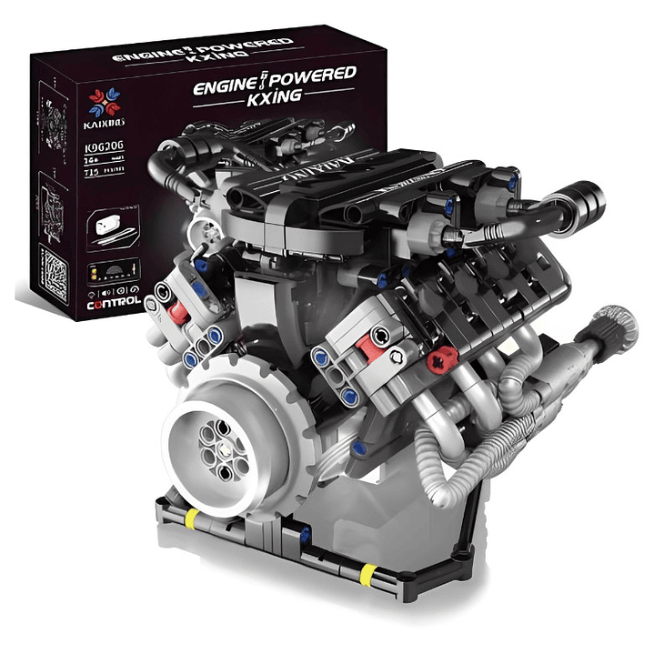 Motor V8 - 715 Piezas 1