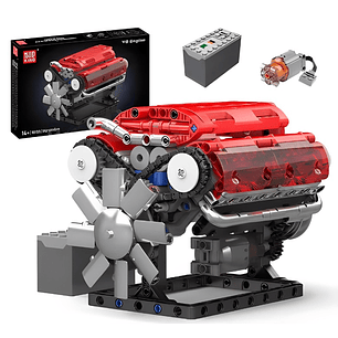Motor V8 - 552 Piezas