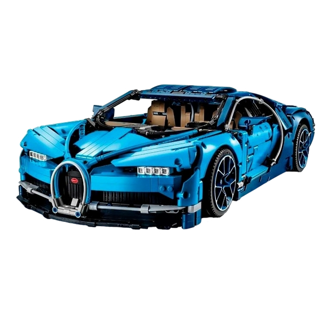Bugatti Chiron - 3.599 Piezas + DeLorean Volver al Futuro - 1872 Piezas 8