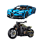 Bugatti Chiron - 3.599 Piezas o Lamborghini Sian - 3.696 Piezas + Moto de regalo - Miniatura 3