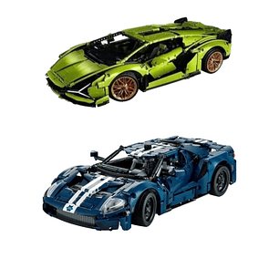 Lamborghini Sian - 3.696 Piezas + Ford GT - 1.466 Piezas