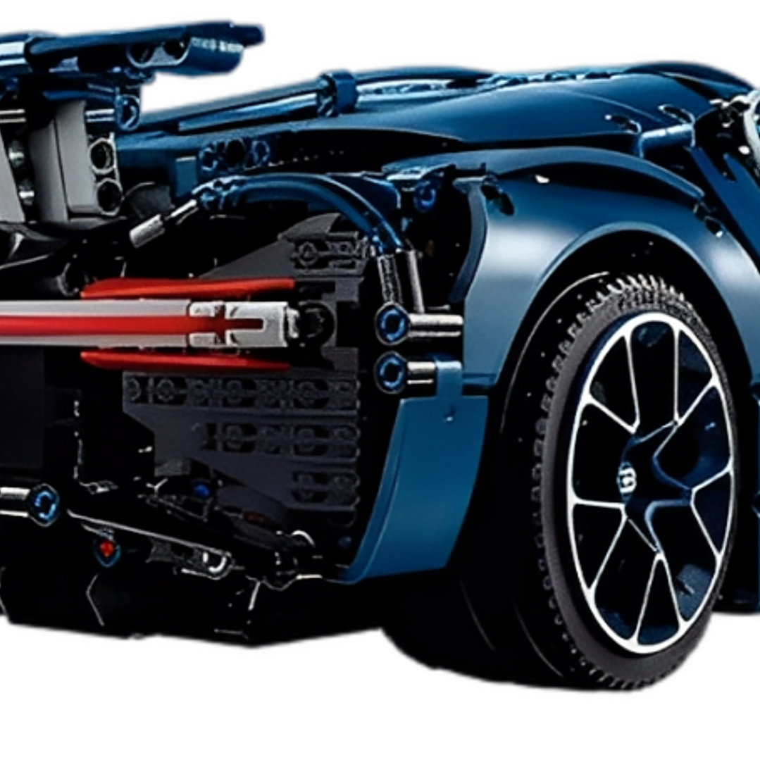 Bugatti Chiron - 3.599 Piezas + Ford Mustang - 1.471 Piezas 7