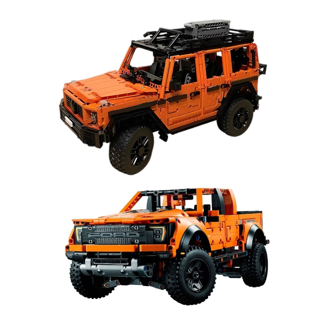 Mercedes Benz G-500 - 2.891 Piezas + Ford Raptor F-150 - 1.379 Piezas 1
