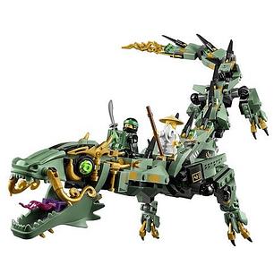 Dragon Mecánico de Ninja Verde - 554 Piezas + Dragon Portador de Tormenta - 493 piezas