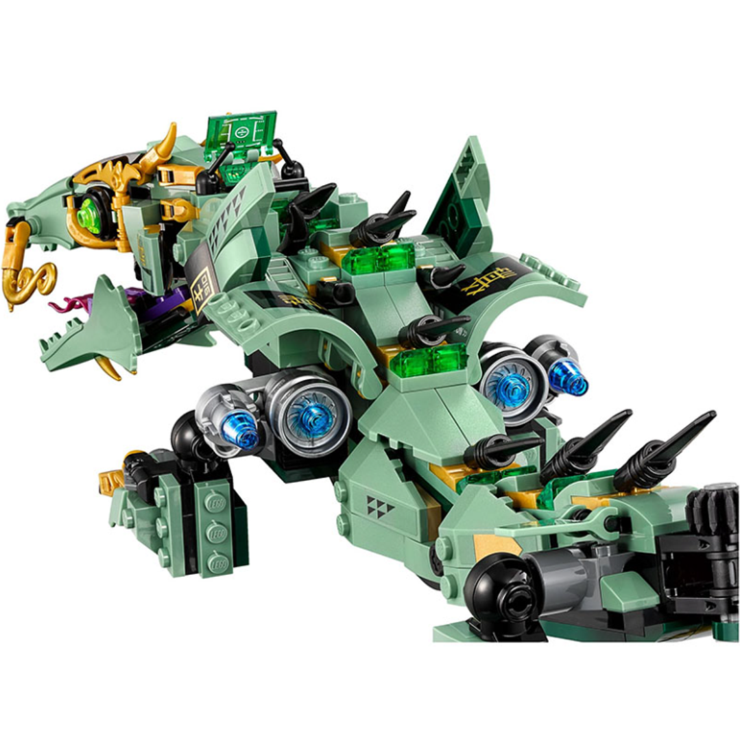 Dragon Mecánico de Ninja Verde - 554 Piezas + Dragon Portador de Tormenta - 493 piezas 3