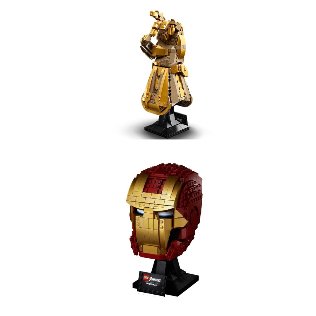 Casco de Iron Man – 480 Piezas + Guantelete del Infinito – 590 piezas o Nano Guantelete de Iron Man – 675 piezas 2