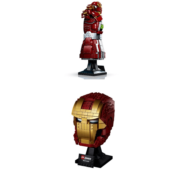 Casco de Iron Man – 480 Piezas + Guantelete del Infinito – 590 piezas o Nano Guantelete de Iron Man – 675 piezas 1