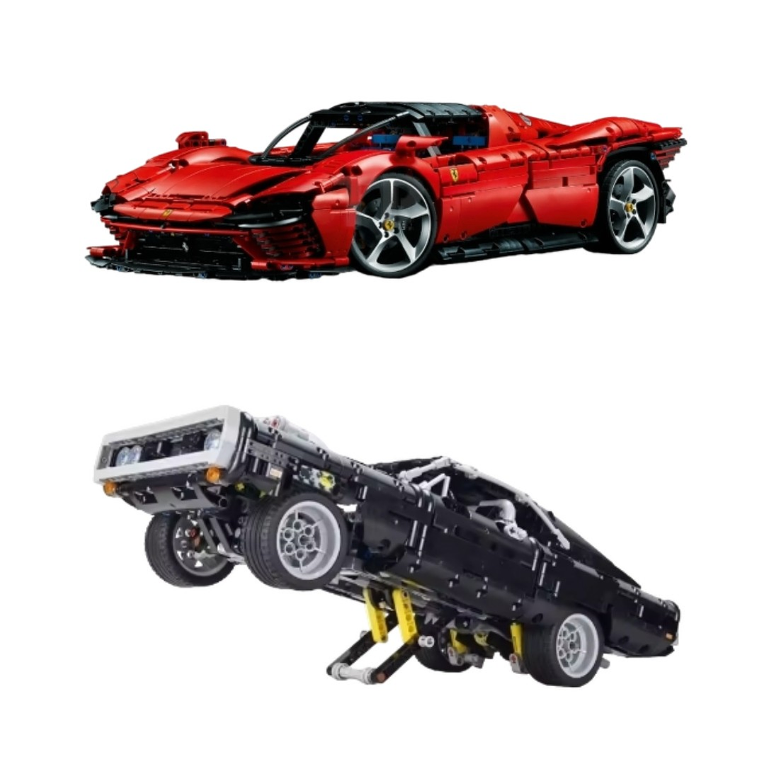 Ferrari Daytona - 3.778 Piezas + Dodge Charger - 1.077 Piezas 1