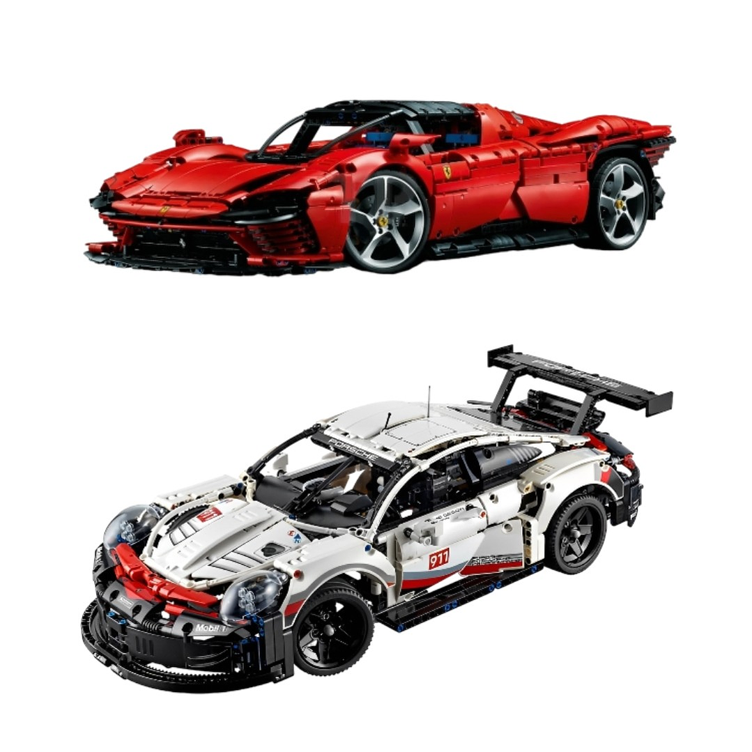 Ferrari Daytona - 3.778 Piezas + Porsche 911 SRS - 1.580 Piezas 1