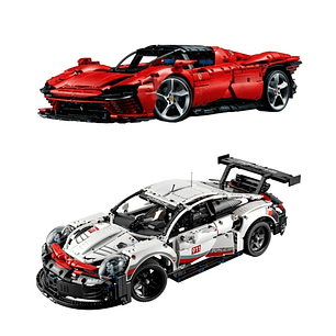 Ferrari Daytona - 3.778 Piezas + Porsche 911 SRS - 1.580 Piezas