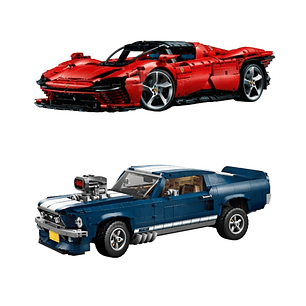 Ferrari Daytona - 3.778 Piezas + Ford Mustang - 1.471 Piezas