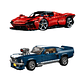Ferrari Daytona - 3.778 Piezas + Ford Mustang - 1.471 Piezas - Miniatura 1