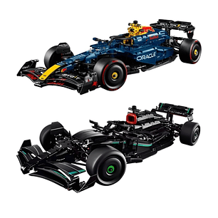 Oracle Red Bull Racing RB20 F1 – 1639 piezas + F1 Mercedes - 1.642 Piezas