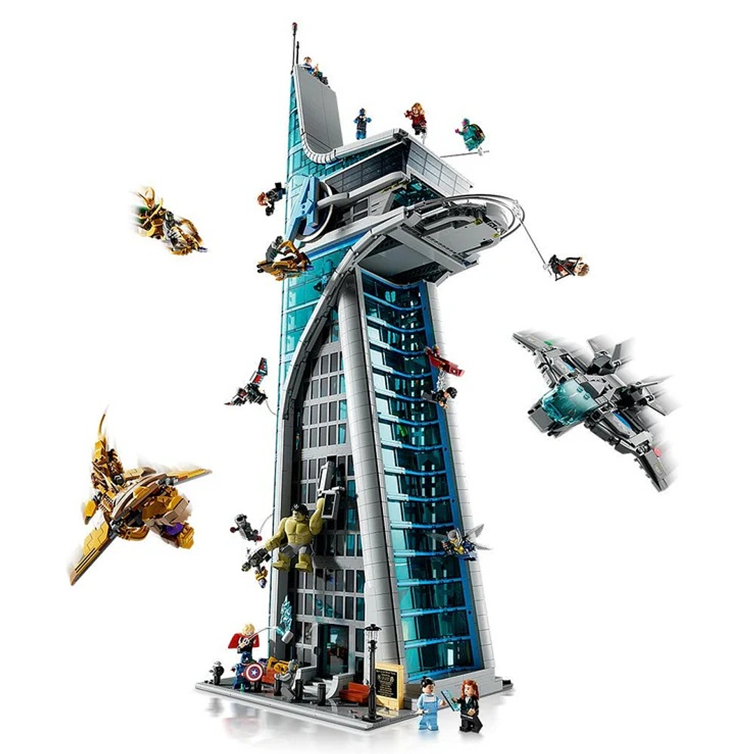 Torre de los Vengadores – 5201 piezas + El Daily Bugle - 3772 Piezas 3