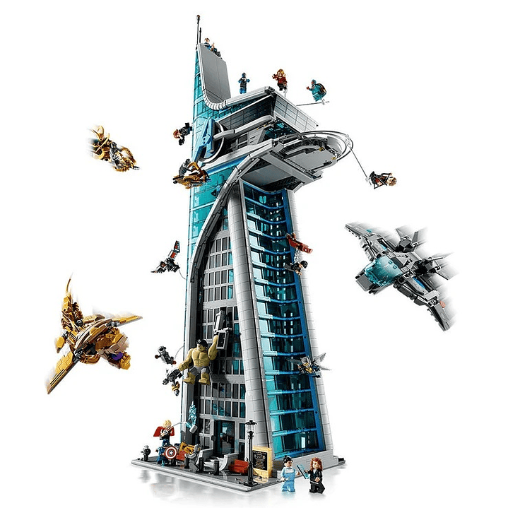 Torre de los Vengadores – 5201 piezas + El Daily Bugle - 3772 Piezas 3