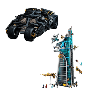 Torre de los Vengadores – 5201 piezas + Batmóvil Blindado – 2049 piezas