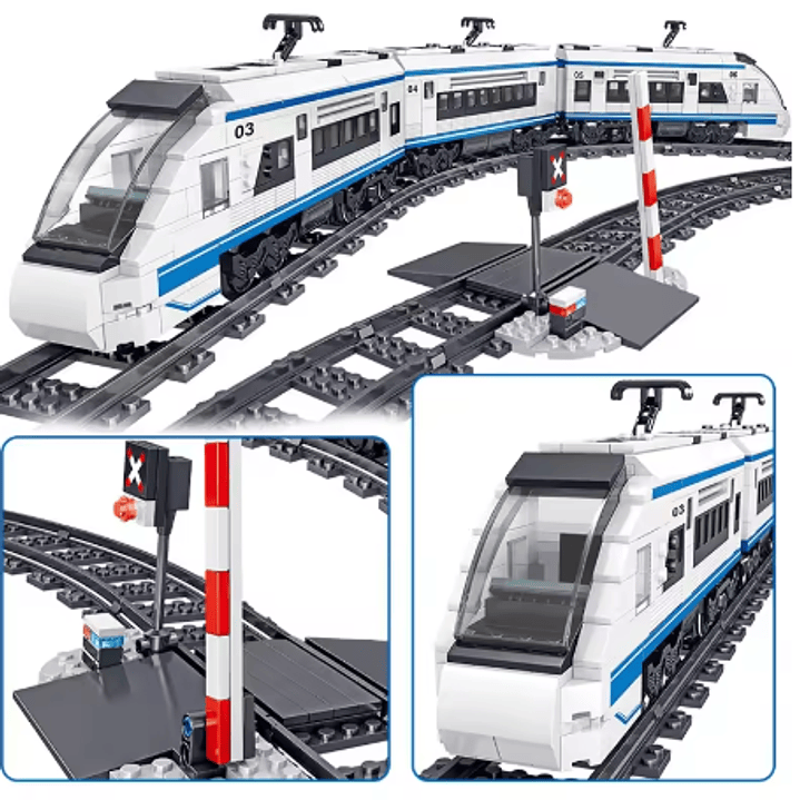 Tren Eléctrico de Alta Velocidad – 941 Piezas 1