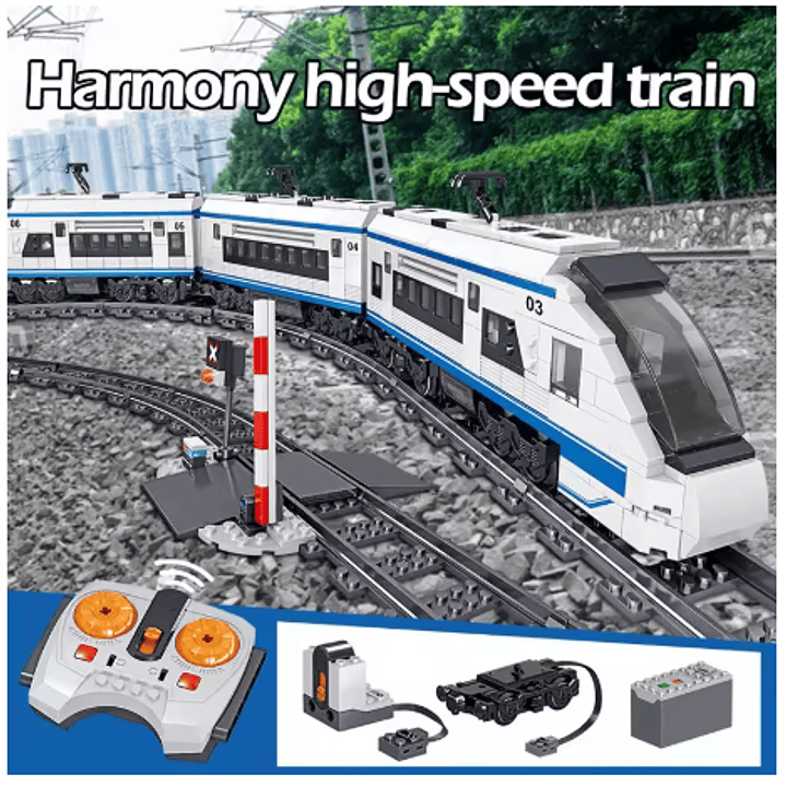 Tren Eléctrico de Alta Velocidad – 941 Piezas 3