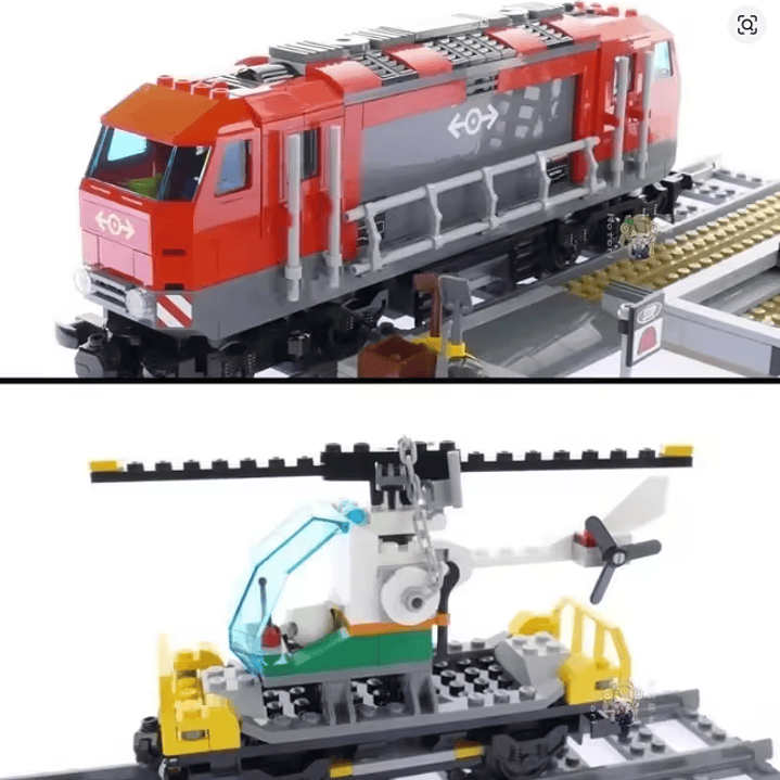 Tren Eléctrico de Carga - 1084 Piezas 2