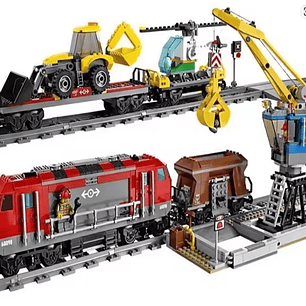 Tren Eléctrico de Carga - 1084 Piezas