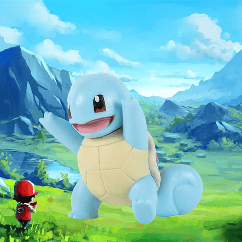 SQUIRTLE-BOLTUND-MACHOP/BATTLE FIGURE SET