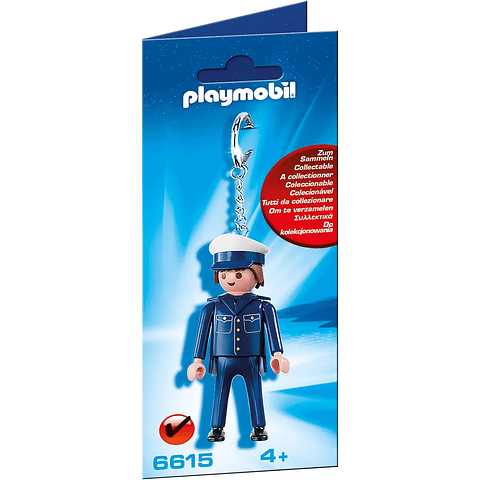 PLAYMOBIL - Llavero policía