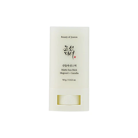 Matte Sun Stick : Mugwort + Camelia SPF 50+ PA++++ (Beauty of Joseon) 18gr Protector solar en barra matificador