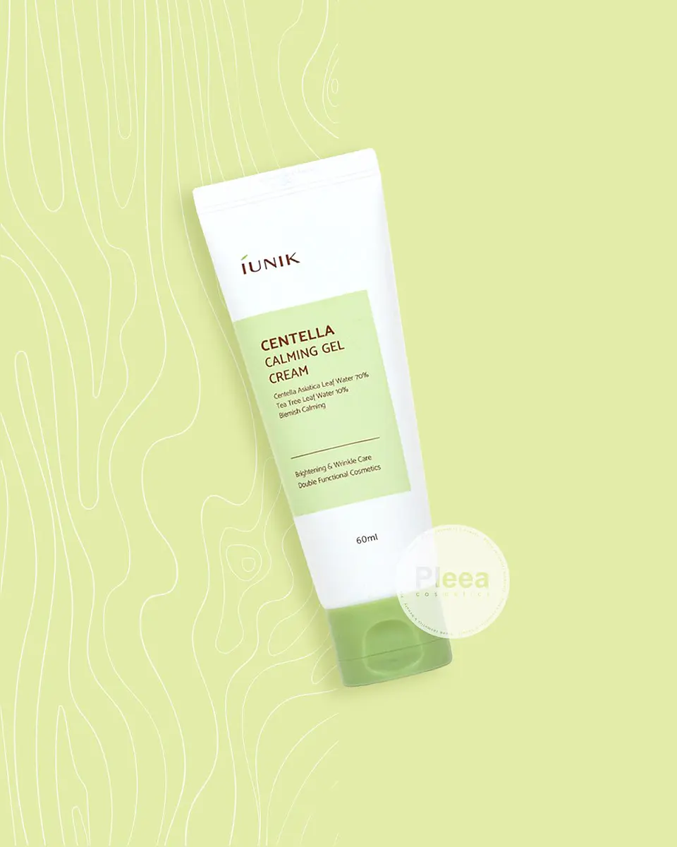 Centella Calming Gel Cream (IUNIK) 60ml Crema calmante  pieles problemáticas 72% centella asiática anti acné y rosácea  3