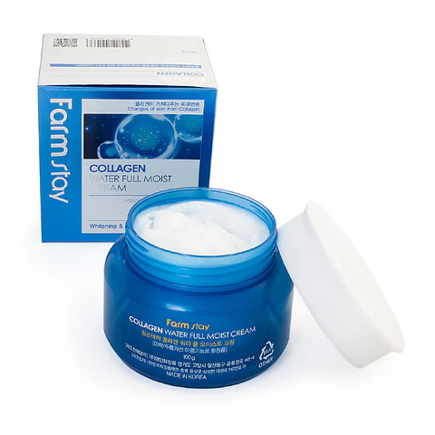 Collagen Water Full Moist Cream (Farm Stay) - 100ml Crema antiedad con colágeno