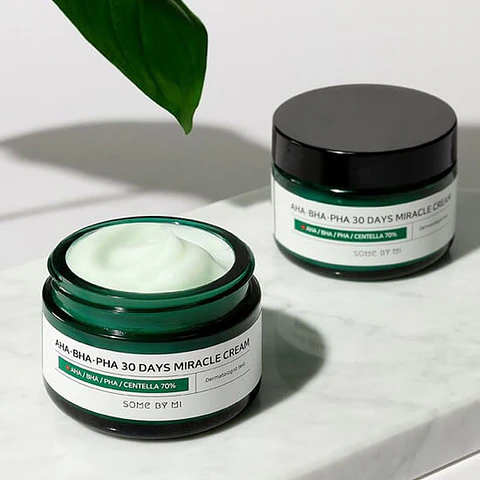 AHA BHA PHA 30 Days Miracle Cream (Some By Mi) - 60ml Crema anti acné y grasitud