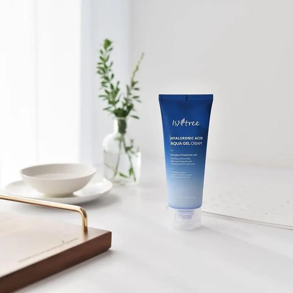 Hyaluronic Acid Aqua Gel Cream (Isntree) - 100ml Crema hidratante ligera con ácido hialurónico 9