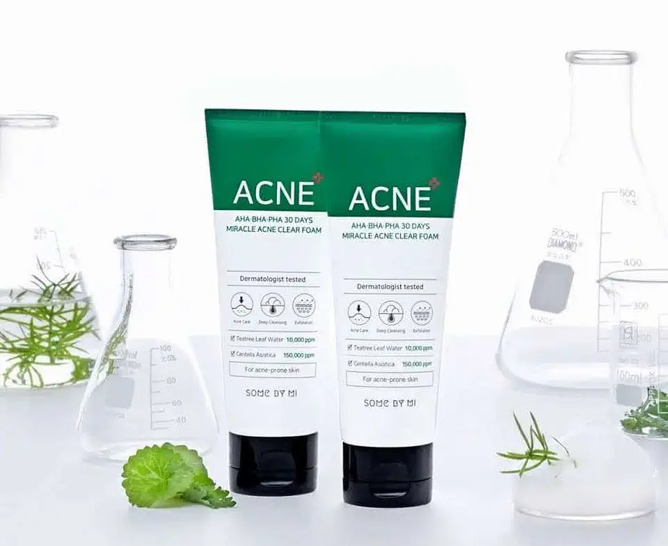 AHA-BHA-PHA 30 Days Miracle Acne Clear Foam (Some By Mi) – 100ml Limpiador pieles problemáticas 9