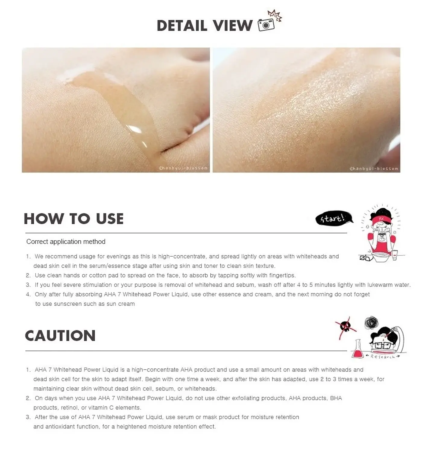 AHA 7 Whitehead Power Liquid (COSRX) - 100ml Esencia Exfoliante  3