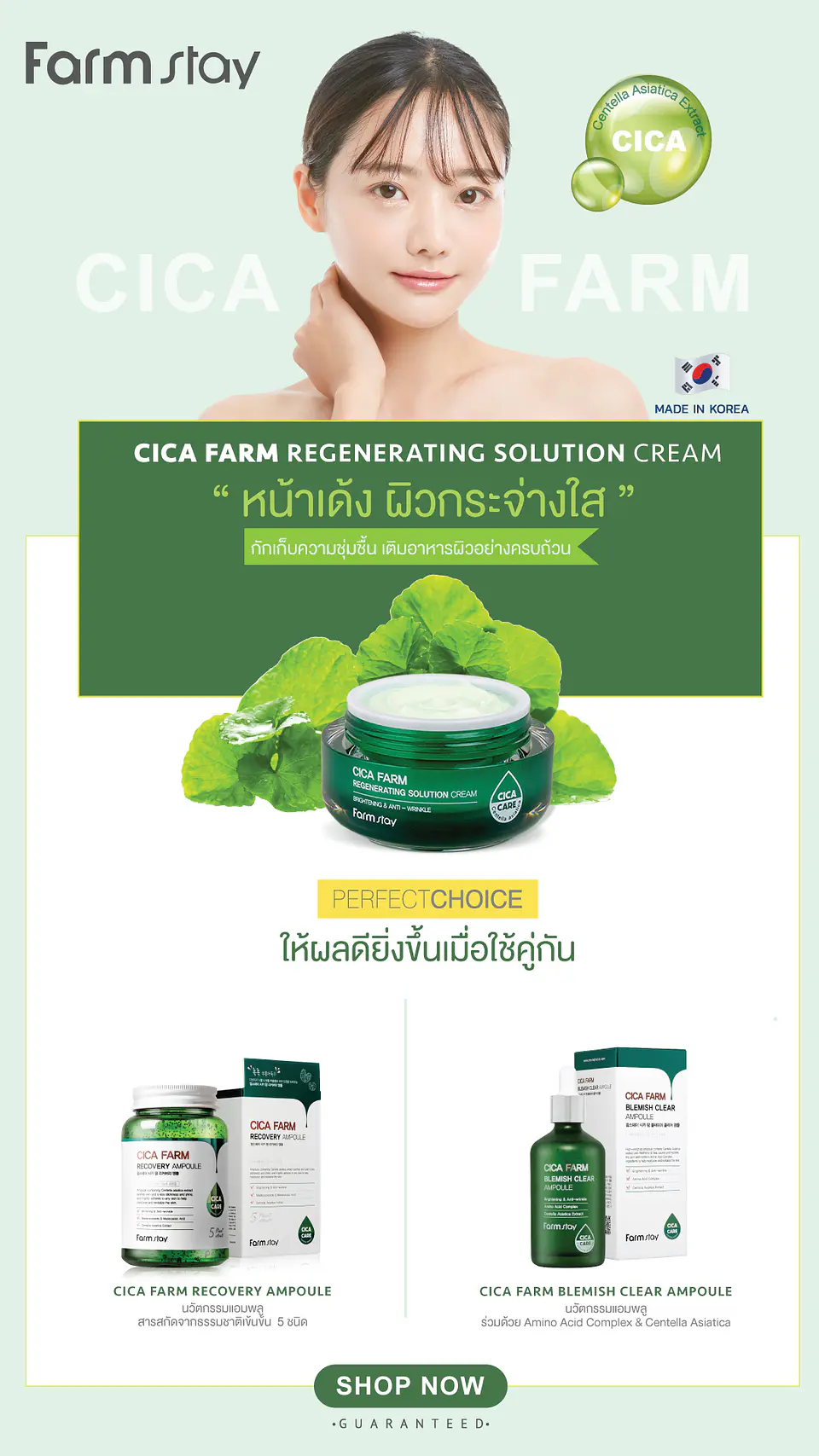 PRÓXIMAMENTE Cica Farm Recovery Ampoule (Farm Stay) -250ml Serum centella asiática 4