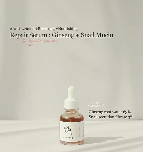 Revive Serum Ginseng + Snail (Beauty of Joseon) -30ml Serum anti edad y reparador