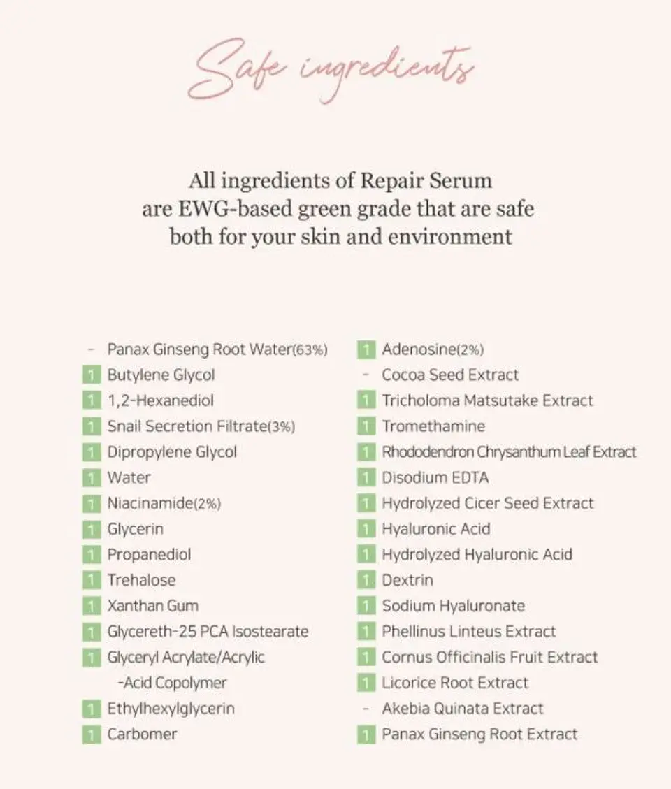 Revive Serum Ginseng + Snail (Beauty of Joseon) -30ml Serum anti edad y reparador 6