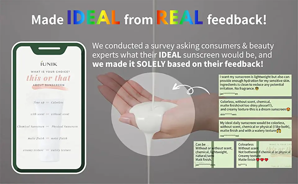 Centella Calming Daily Sunscreen SPF 50+, PA++++ (IUNIK) - 60ml Protector solar calmante 49% centella asiática 3