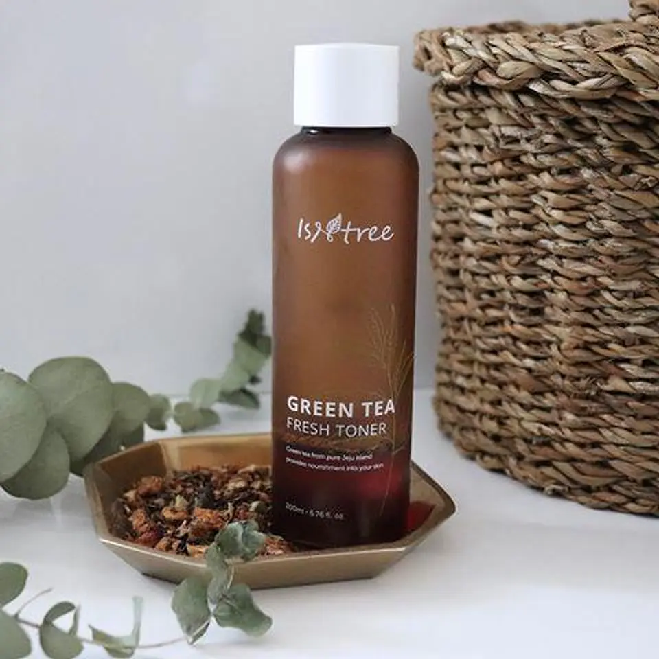 PRÓXIMAMENTE Green Tea Fresh Toner (Isntree) -200ml Tónico 80% té verde pieles mixtas y grasas  9