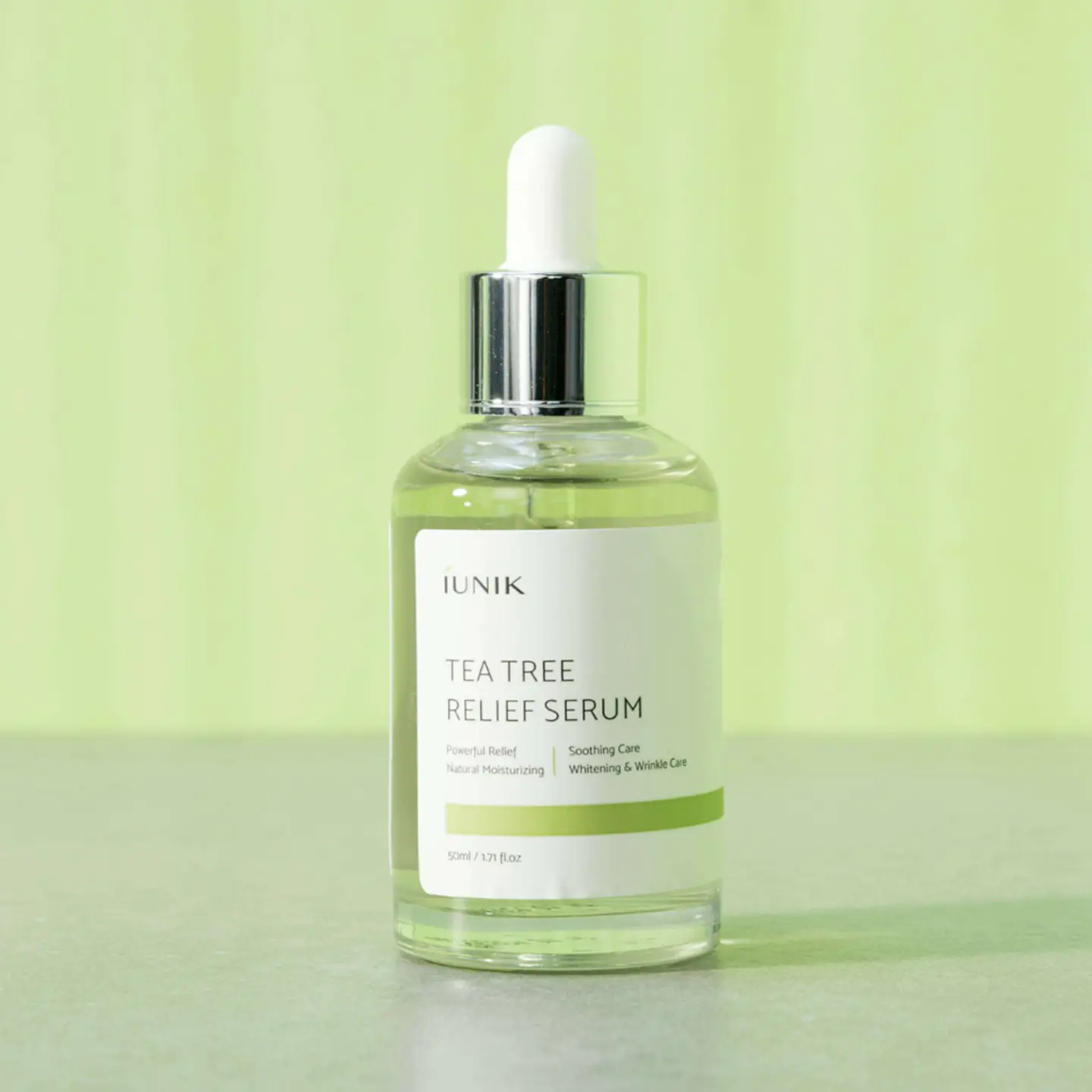 Tea Tree Relief Serum (IUNIK) -50ml Serum 67% árbol de té y 19,5% centella asiática, pieles mixtas, grasas, problemáticas 2