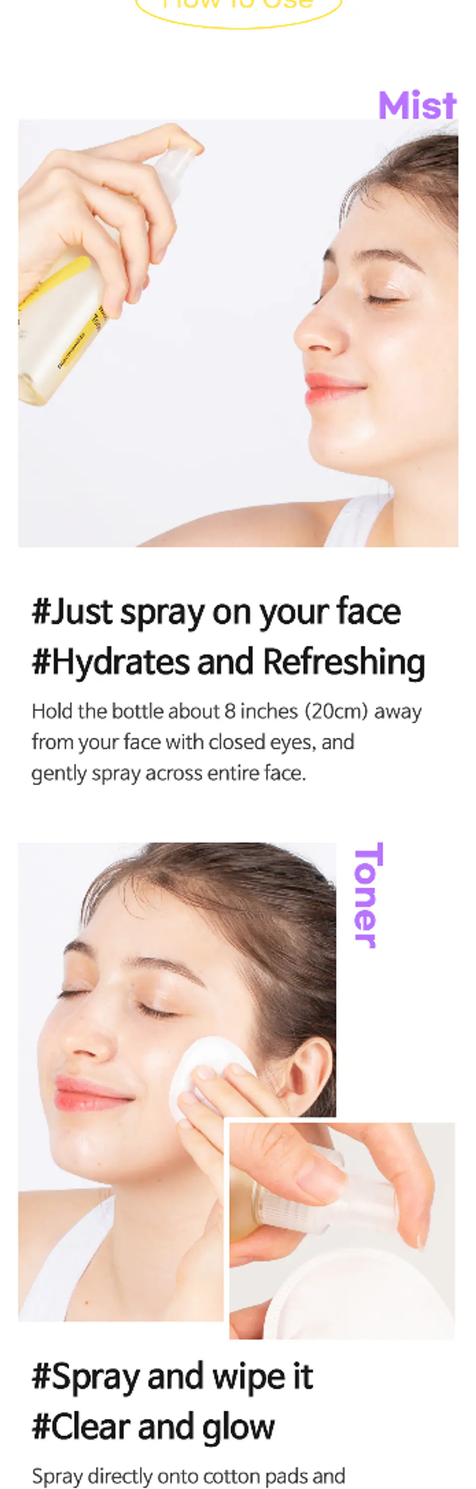 Vita B3 Mist Toner (TIAM) - 200ml Tónico aclarante con 3% Niacinamida y Vitamina C 6