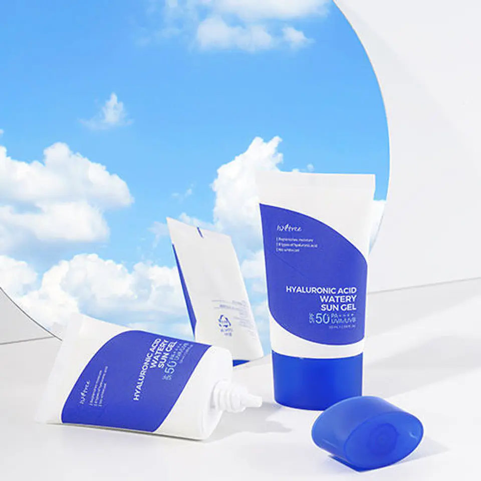 Hyaluronic Acid Watery Sun Gel SPF50+ / PA++++(Isntree) - 50ml Protector solar hidratante muy ligero  4