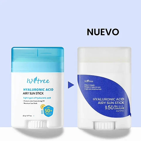 PRÓXIMAMENTE Hyaluronic Acid Airy Sun Stick (Isntree) -25gr Protector solar en barra hidratante