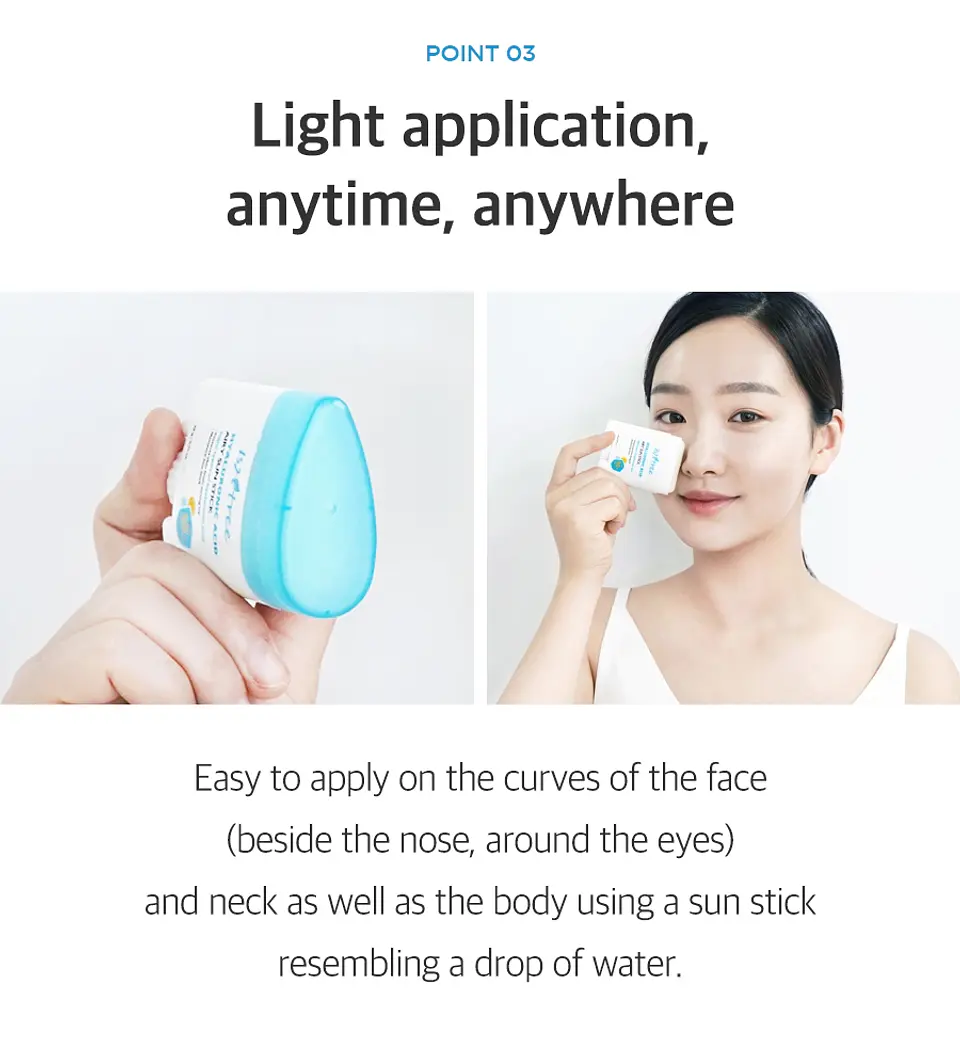 PRÓXIMAMENTE Hyaluronic Acid Airy Sun Stick (Isntree) -25gr Protector solar en barra hidratante 8