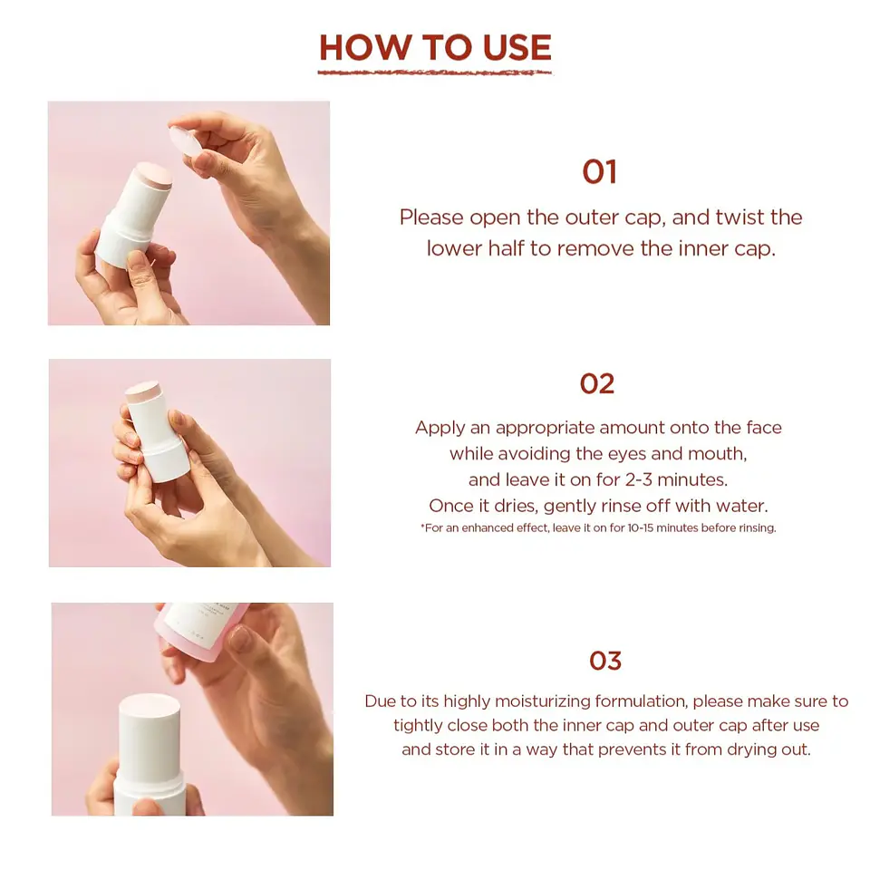 Madagascar Centella Poremizing Quick Clay Stick Mask (SKIN1004) - Limpiador en barra con centella asiática 4