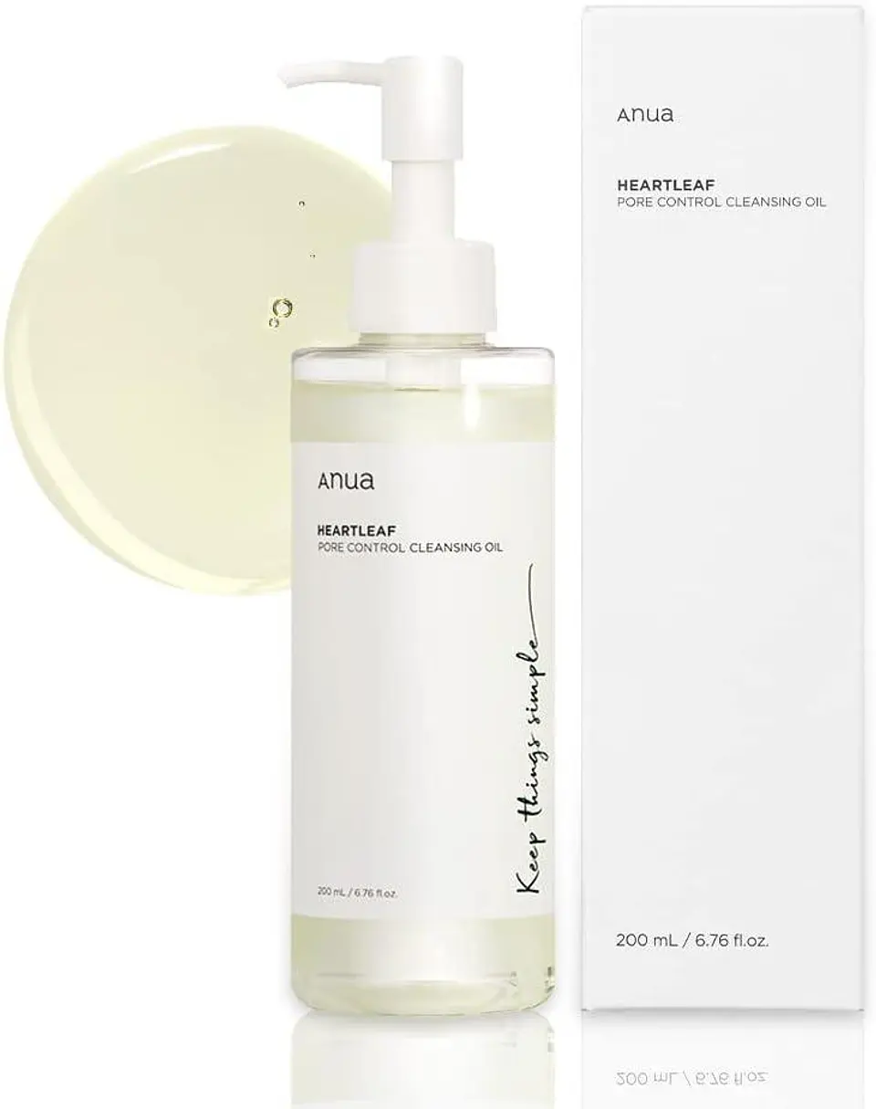 Heartleaf Pore Control Cleansing Oil - 200ml (Anua) -Limpiador oleoso desmaquillante 1