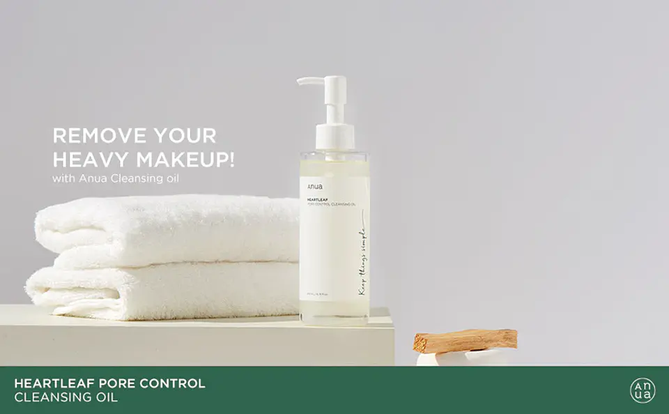  Heartleaf Pore Control Cleansing Oil - 200ml (Anua) -Limpiador oleoso desmaquillante 12