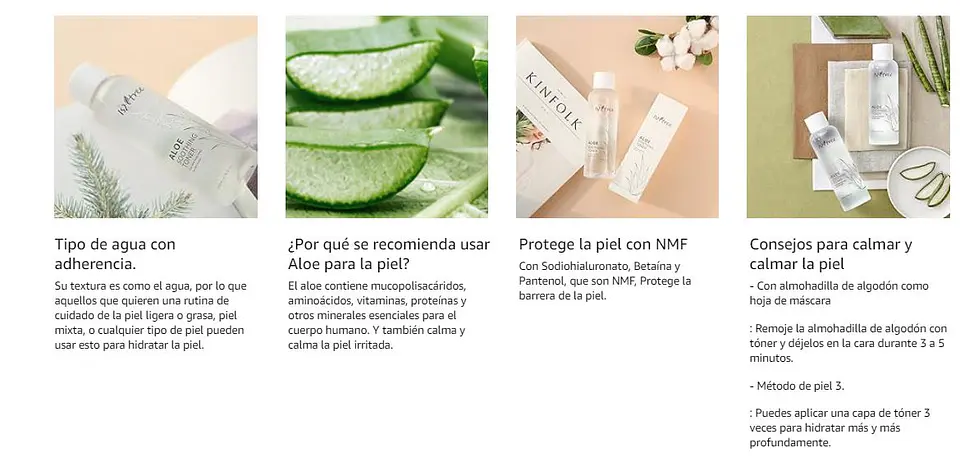 Aloe Soothing Toner (Isntree) -200ml Tónico 80% aloe vera 3