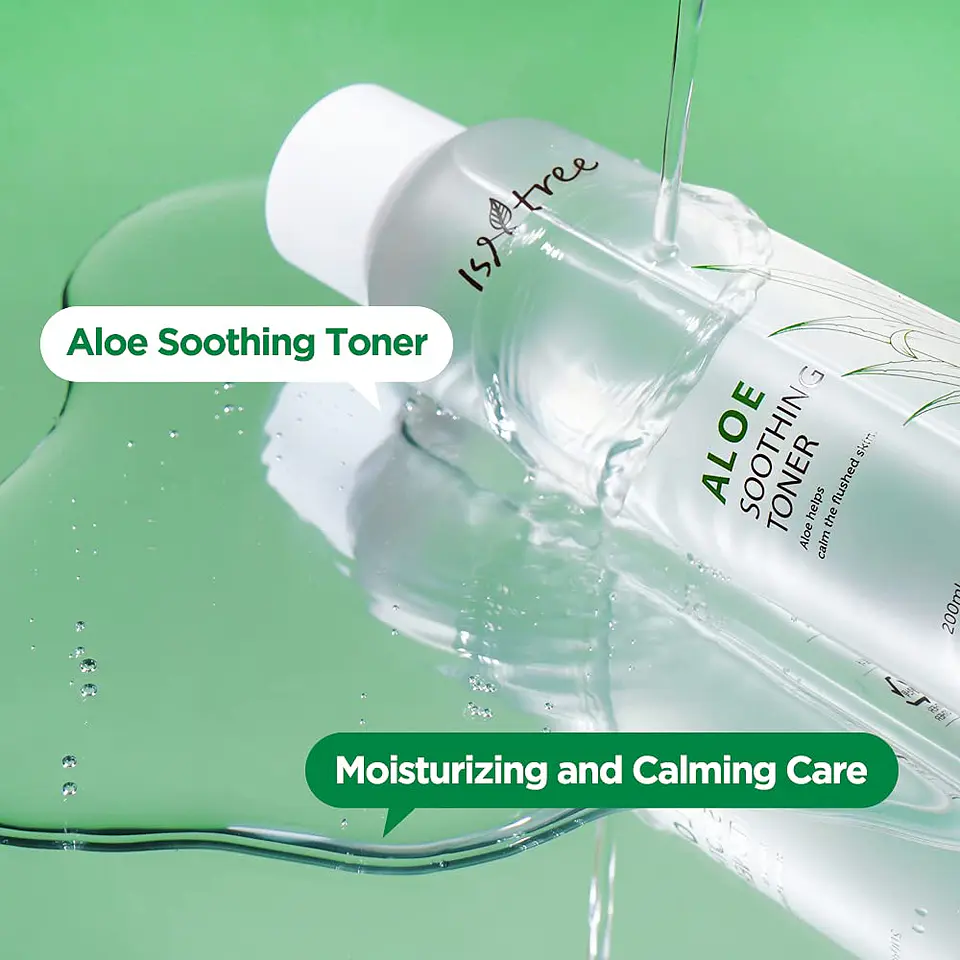 Aloe Soothing Toner (Isntree) -200ml Tónico 80% aloe vera 4